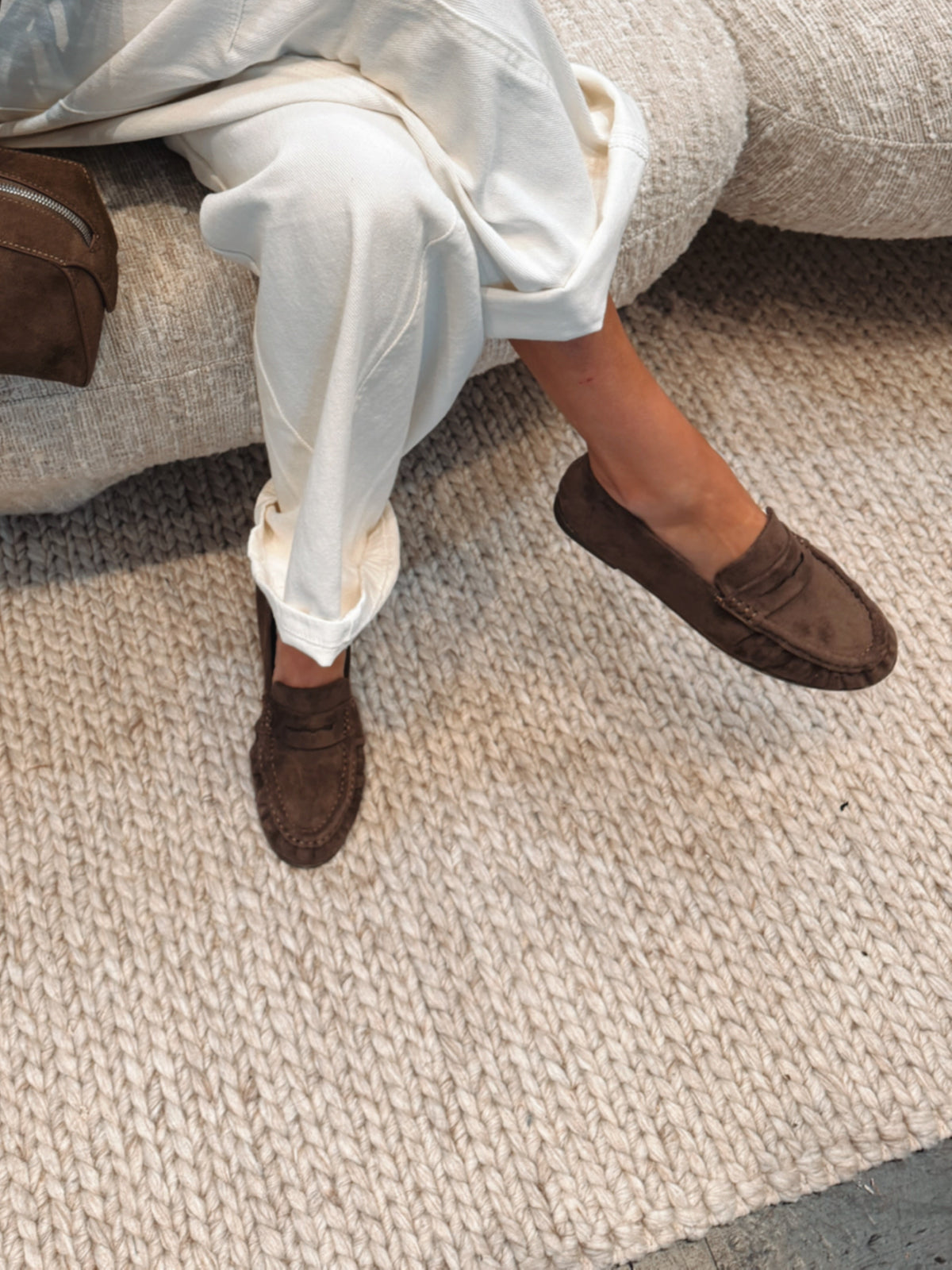 Jolene Loafers Suede Brown