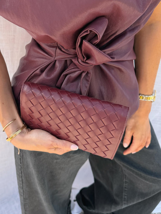 Jane Pochette Bordeaux