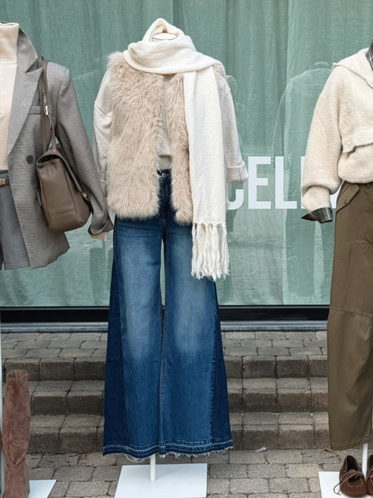 Gigi Wide Flare Blue