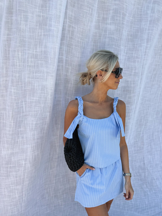 Alicia Set blue Short and Top