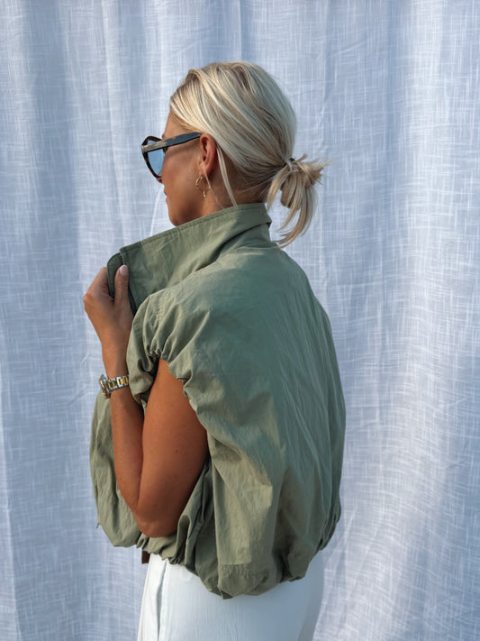 Babette Khaki Bomber jacket