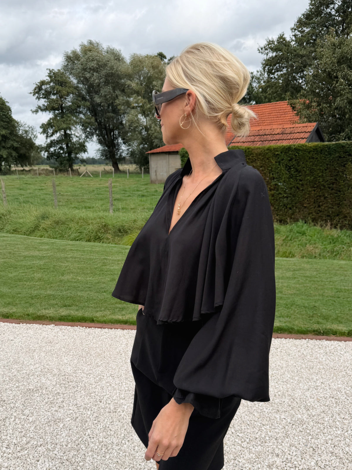 Monet Blouse Black
