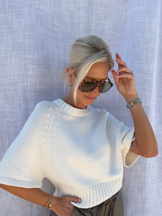 Cilia Sweater White