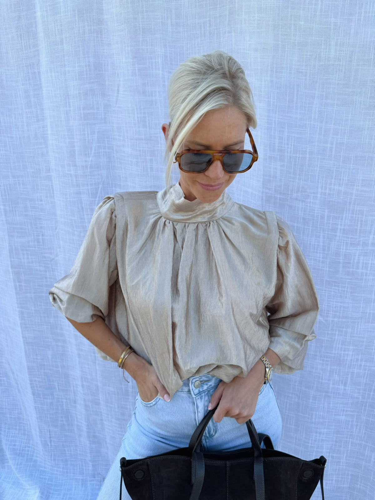 Mel Golden Blouse