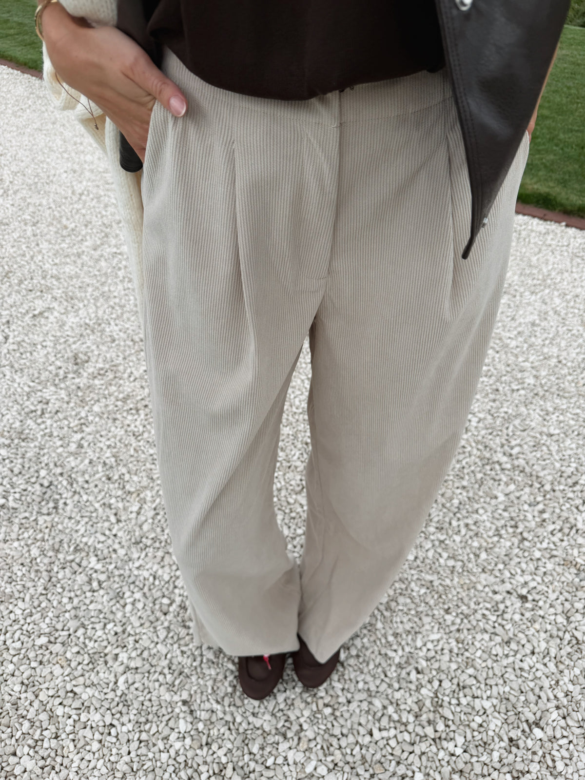 Luna Trousers velvet rib