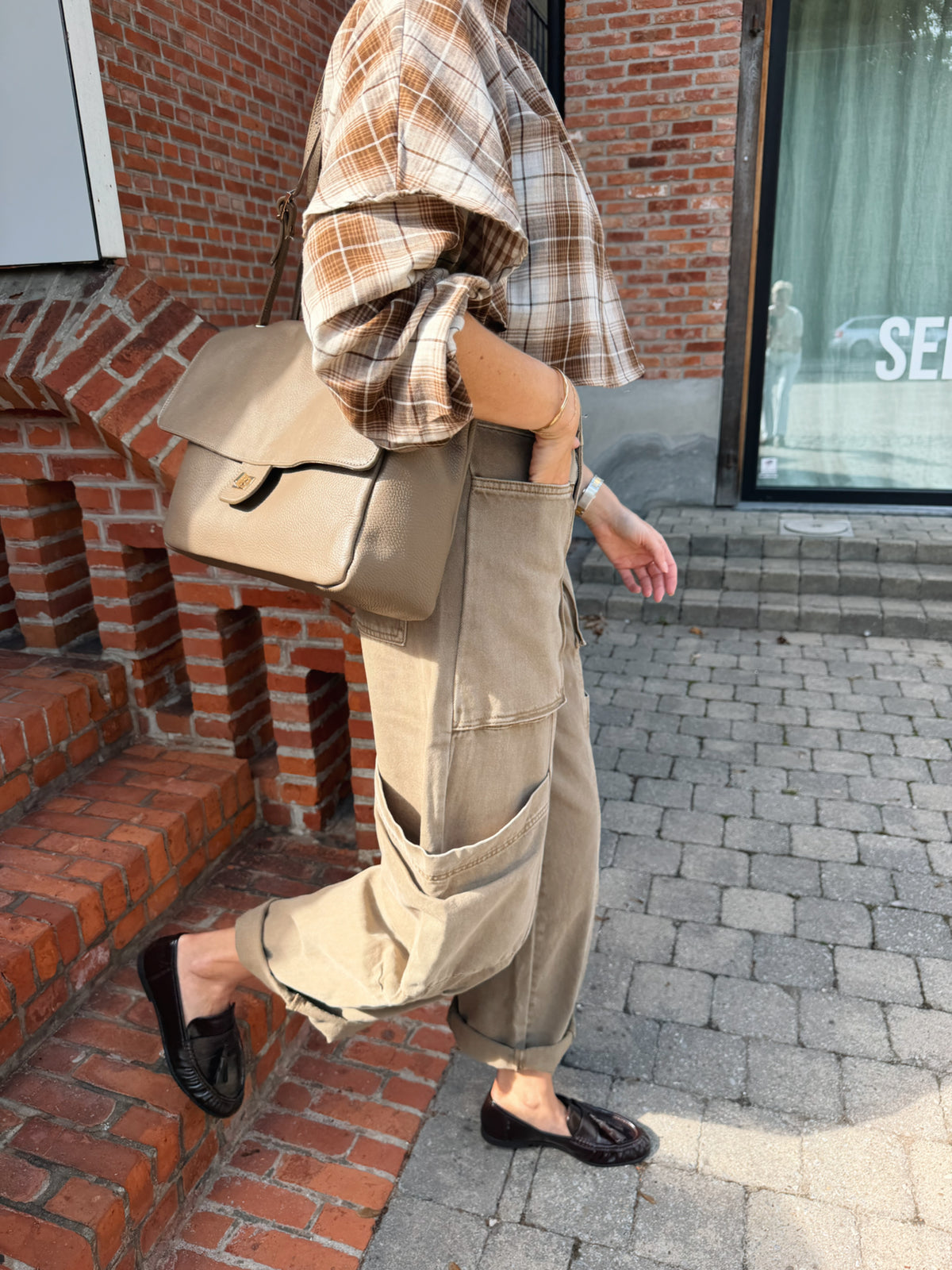 Julie Cargojeans Beige/khaki
