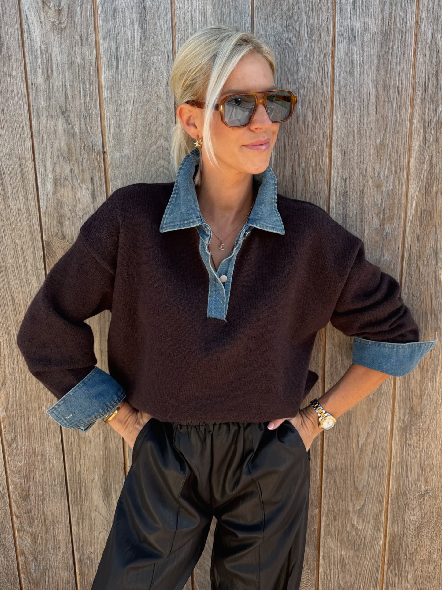 Jackie Sweater Brown