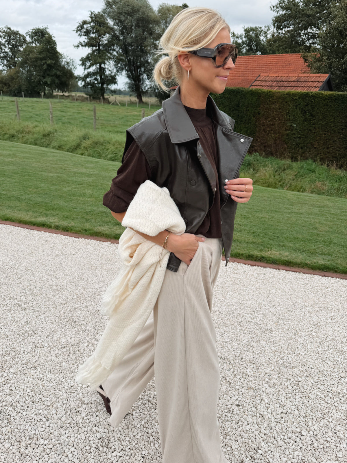 Luna Trousers velvet rib