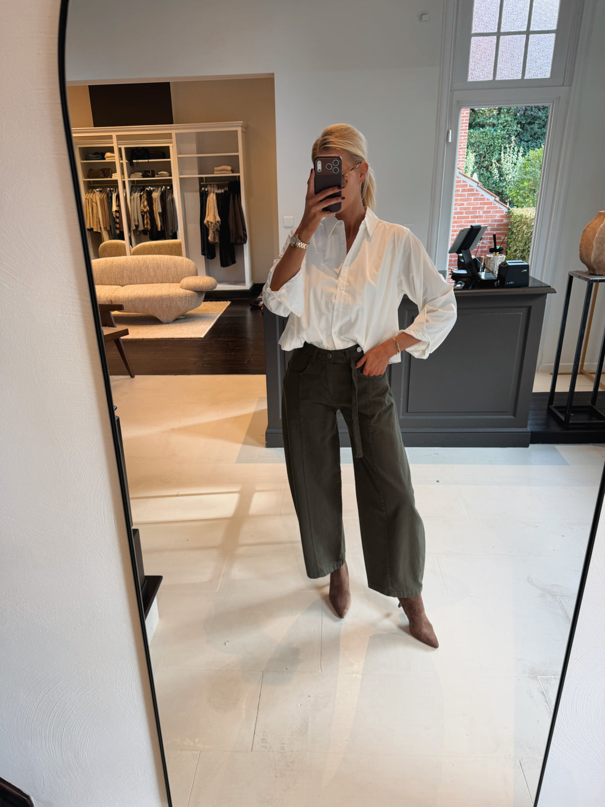 Nikki jeans khaki