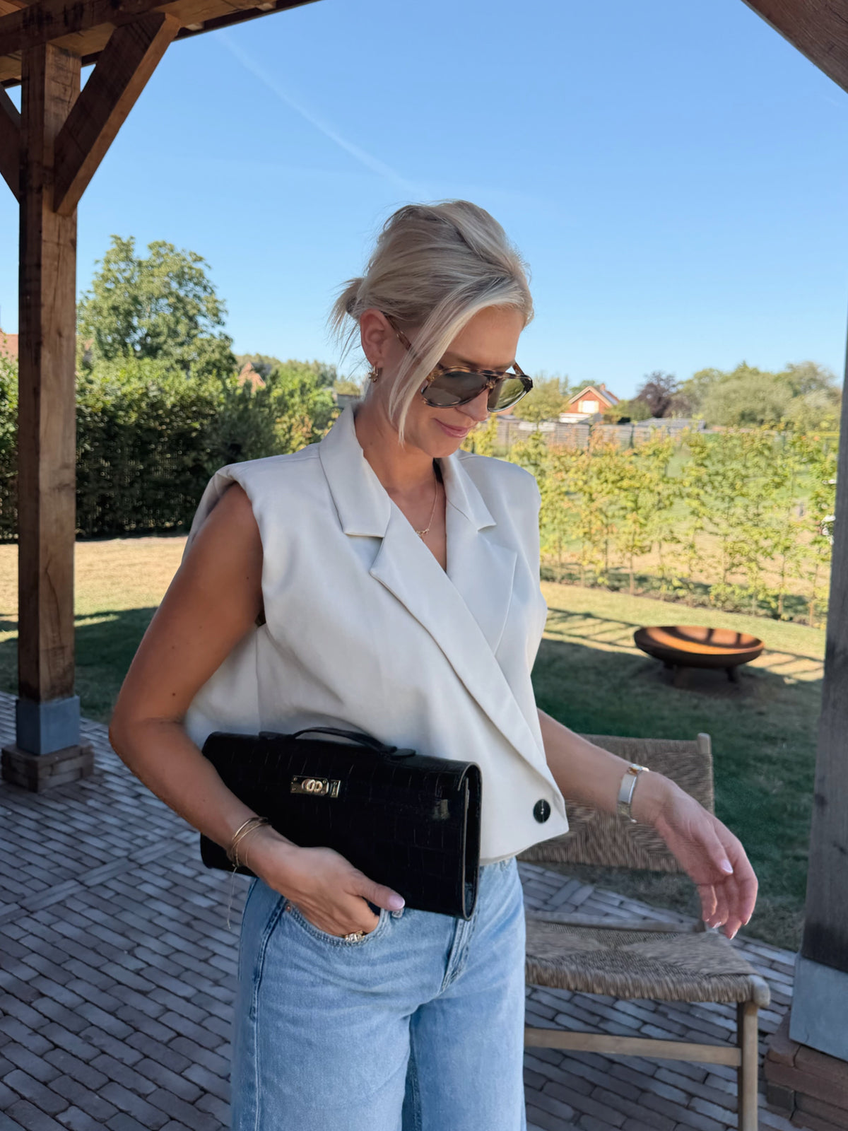 Rosie Top Beige