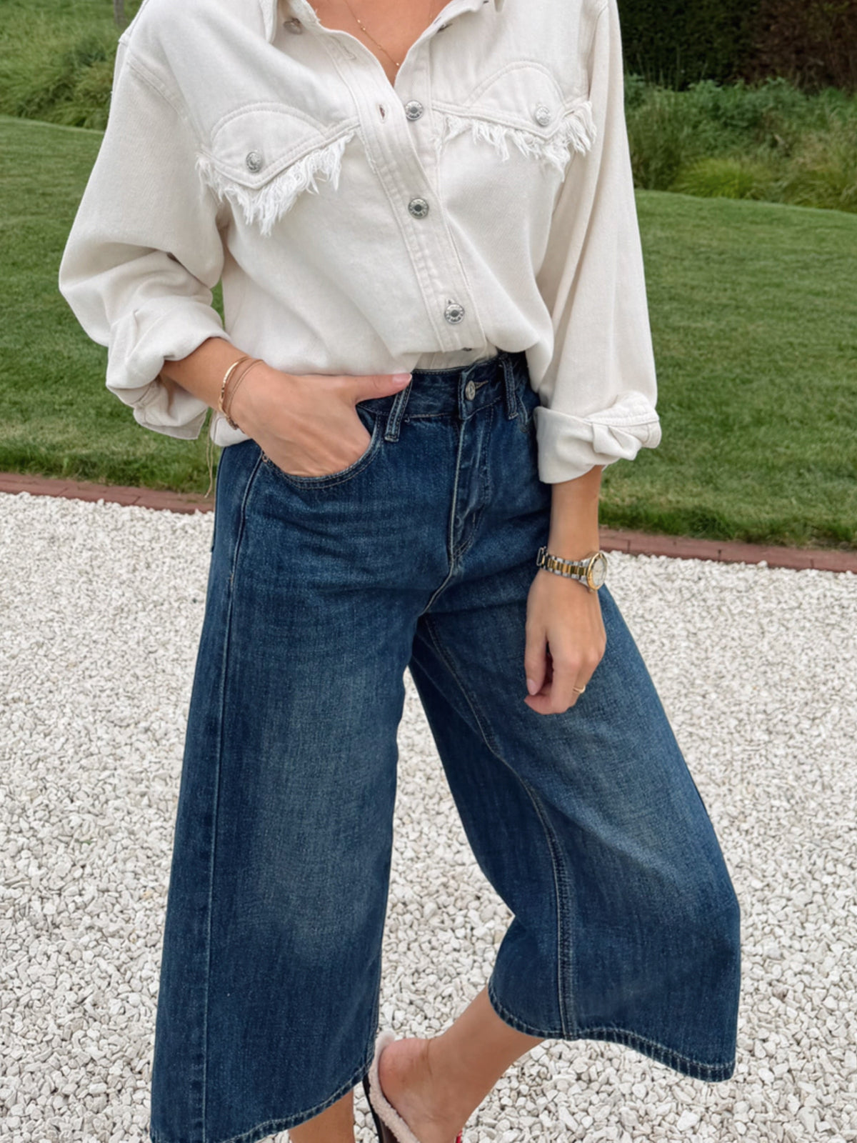 Fien Jeans Bermuda Blue Light
