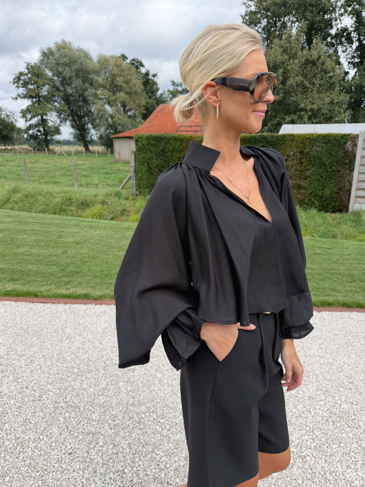 Monet Blouse Black