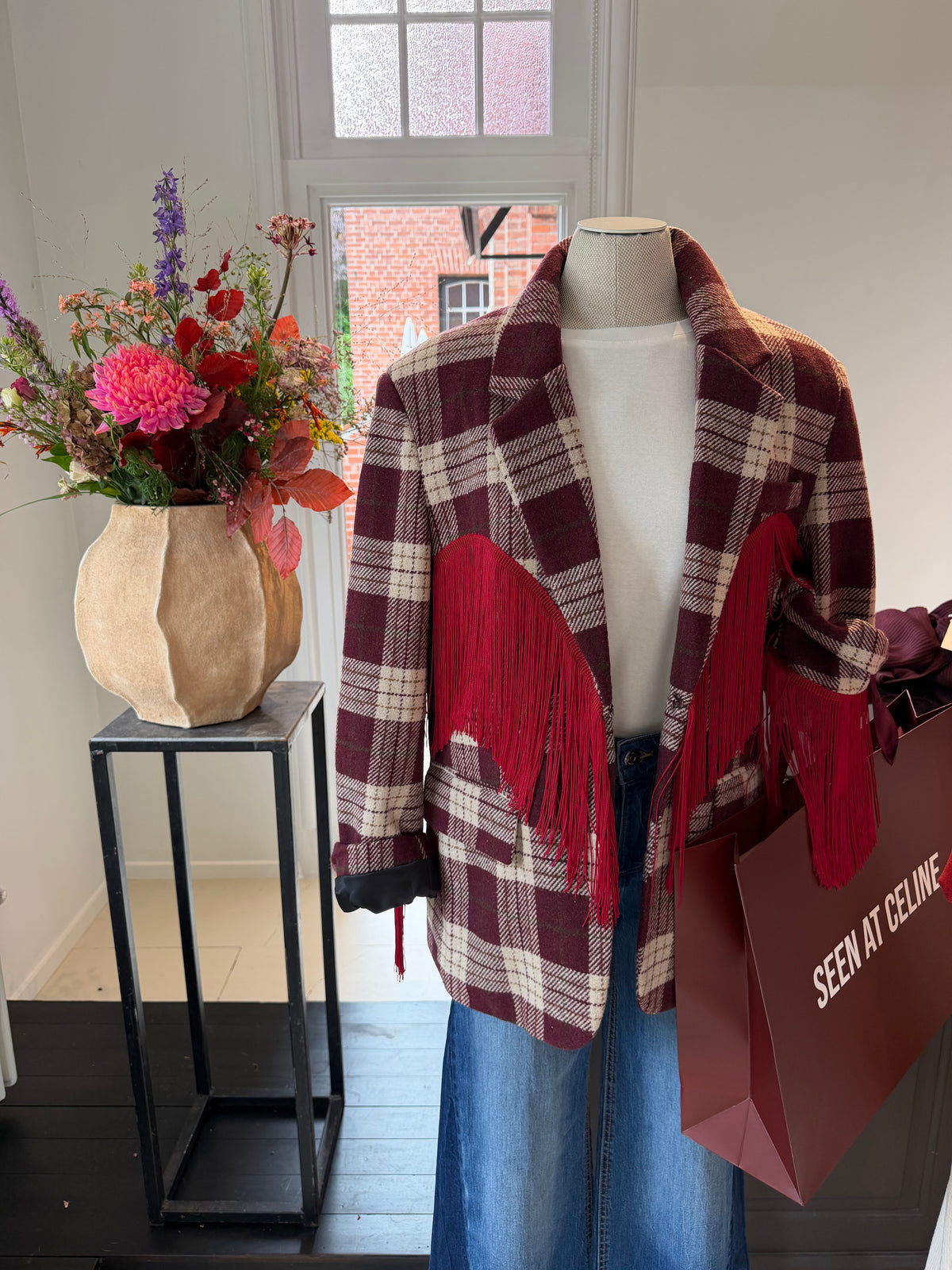 Ellie Blazer Bordeaux