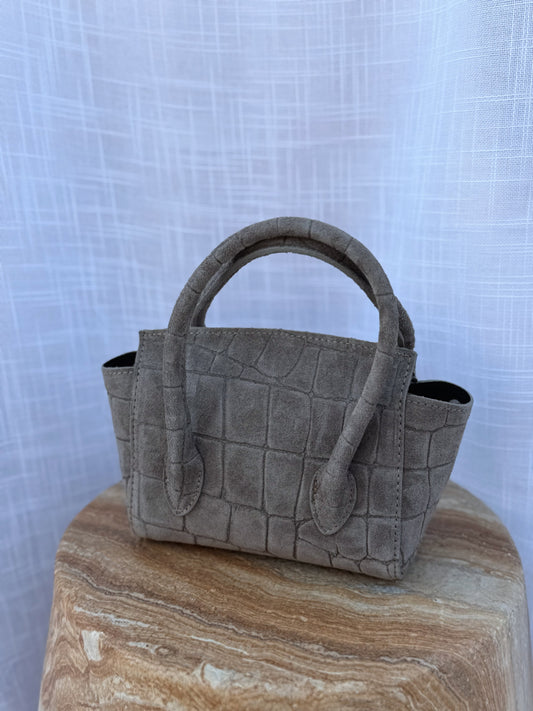 Florence toscana Bag Taupe leder