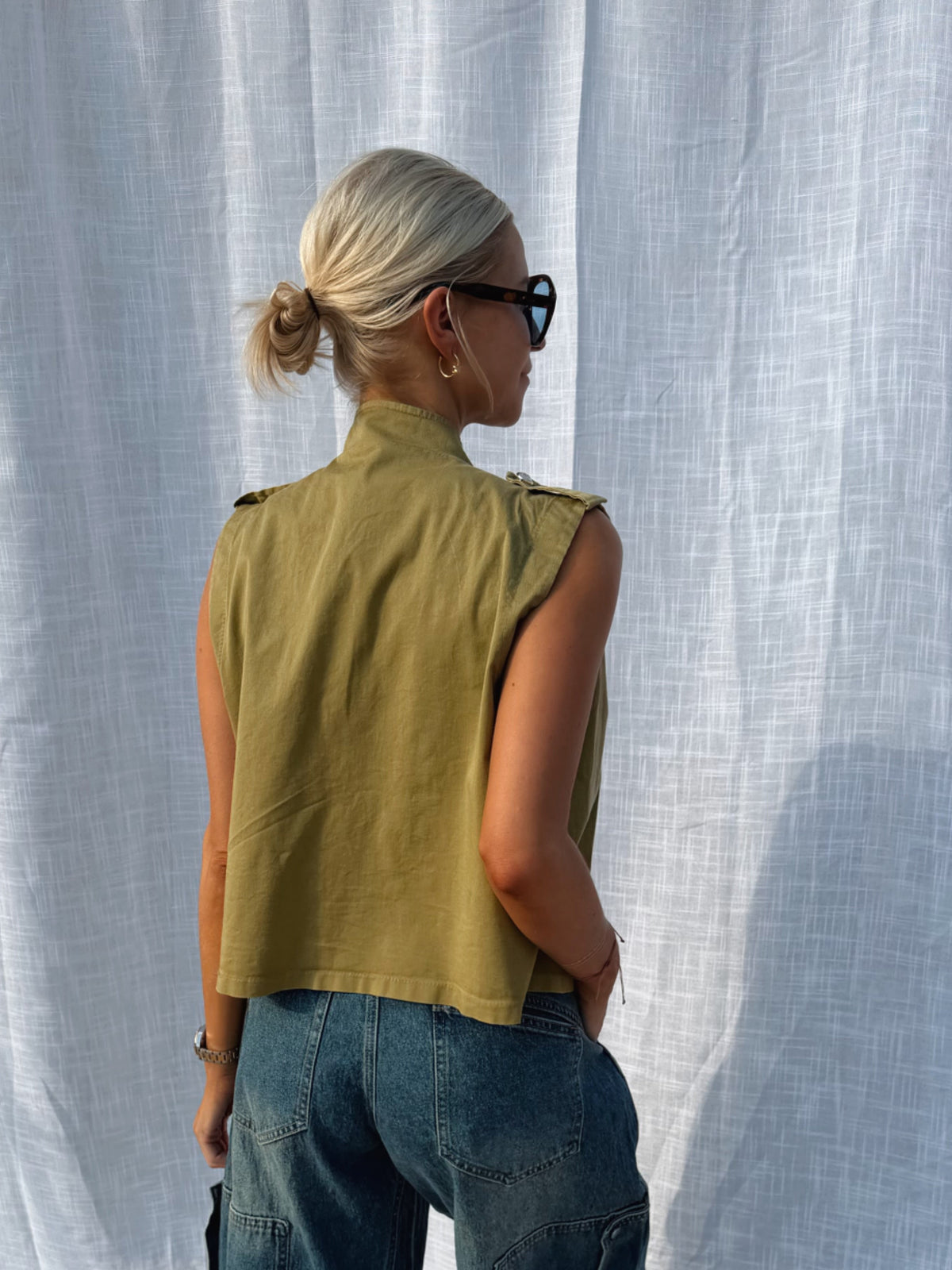 Eloise Gilet Green