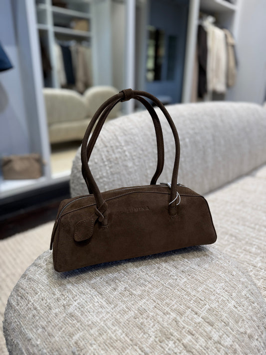 Julee Suede Bag Brown