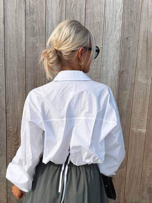 Lina White Blouse