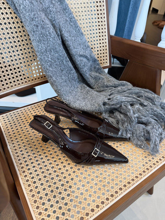 Josephine Slingbacks Brown