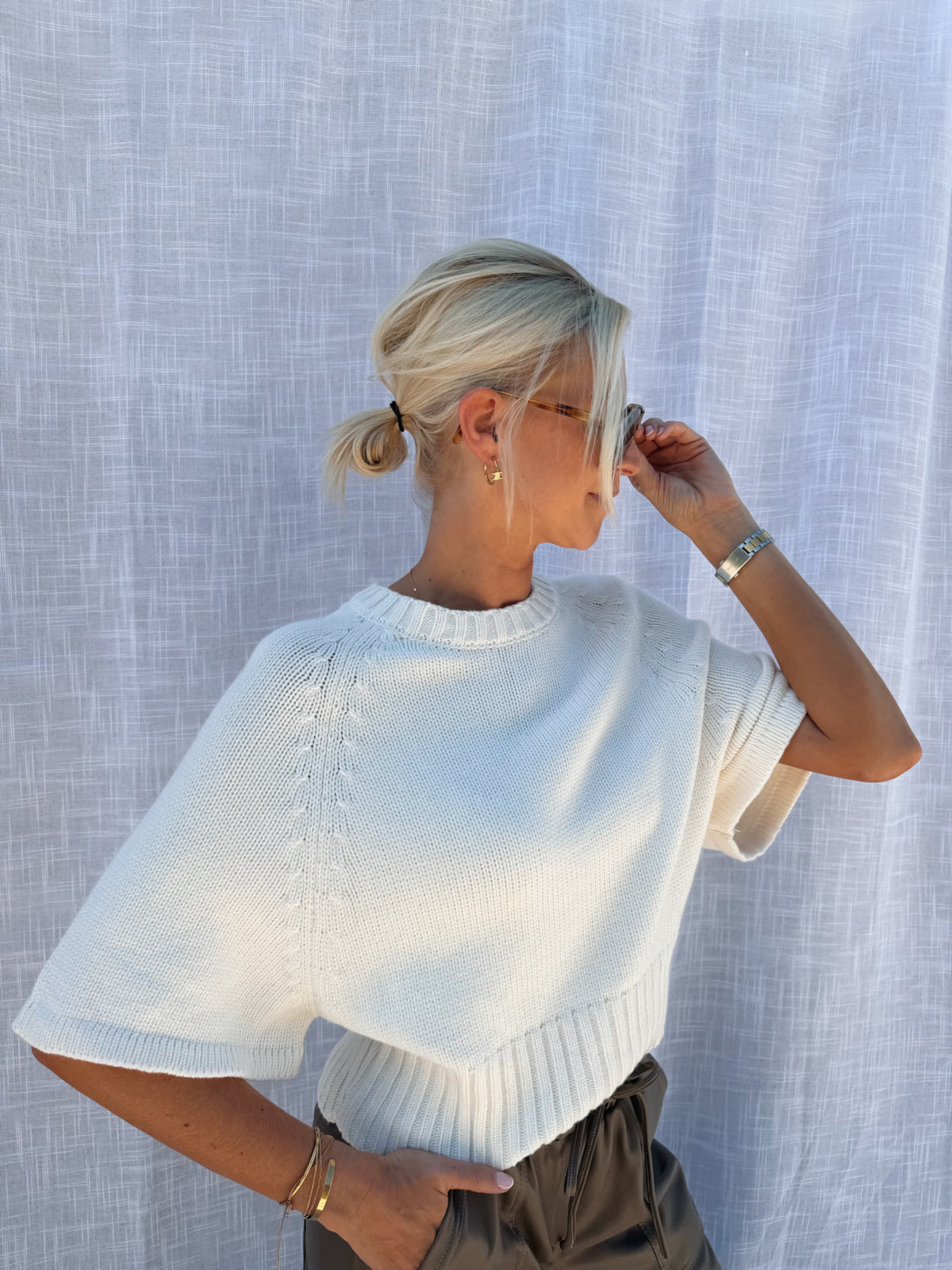 Cilia Sweater White