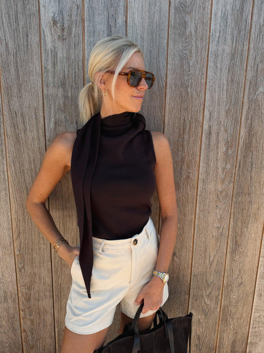 Novi Top Brown