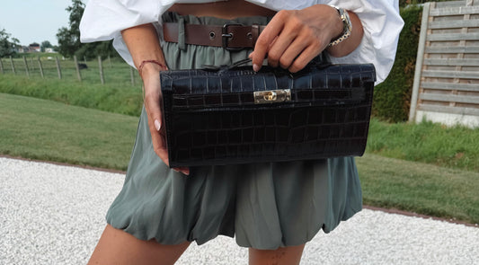 Palermo Croco Bag Brown