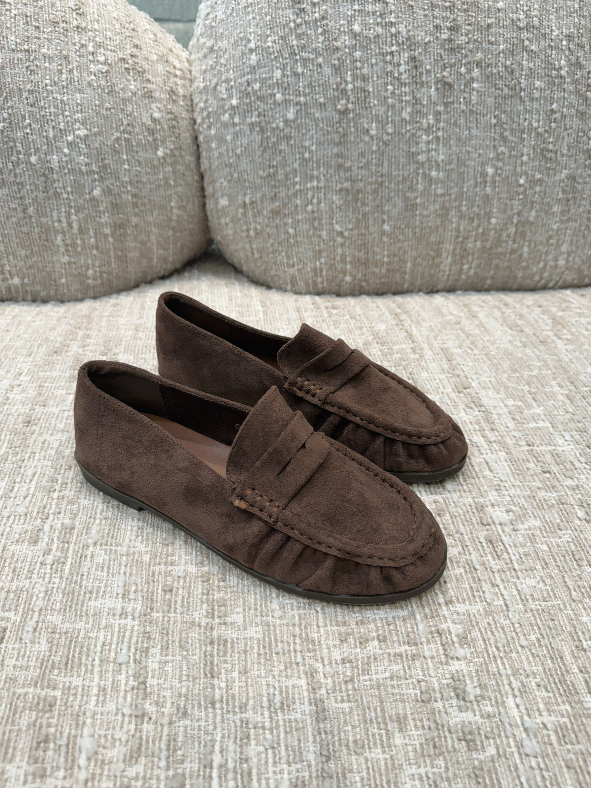 Jolene Loafers Suede Brown