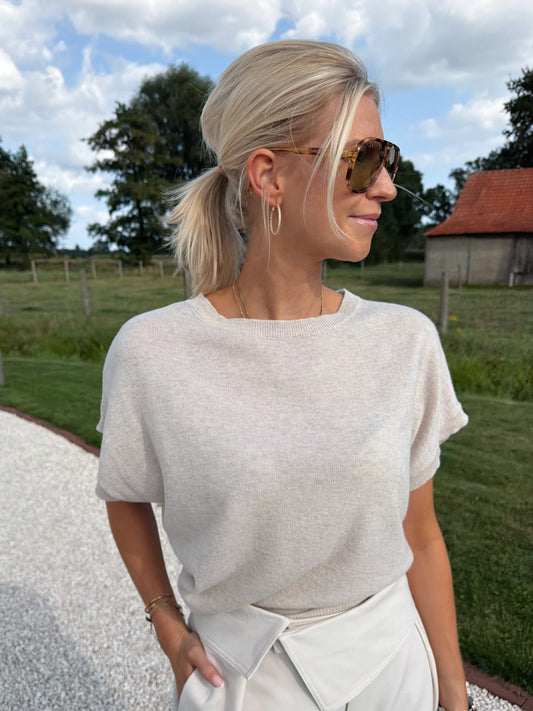 Mira Top Beige