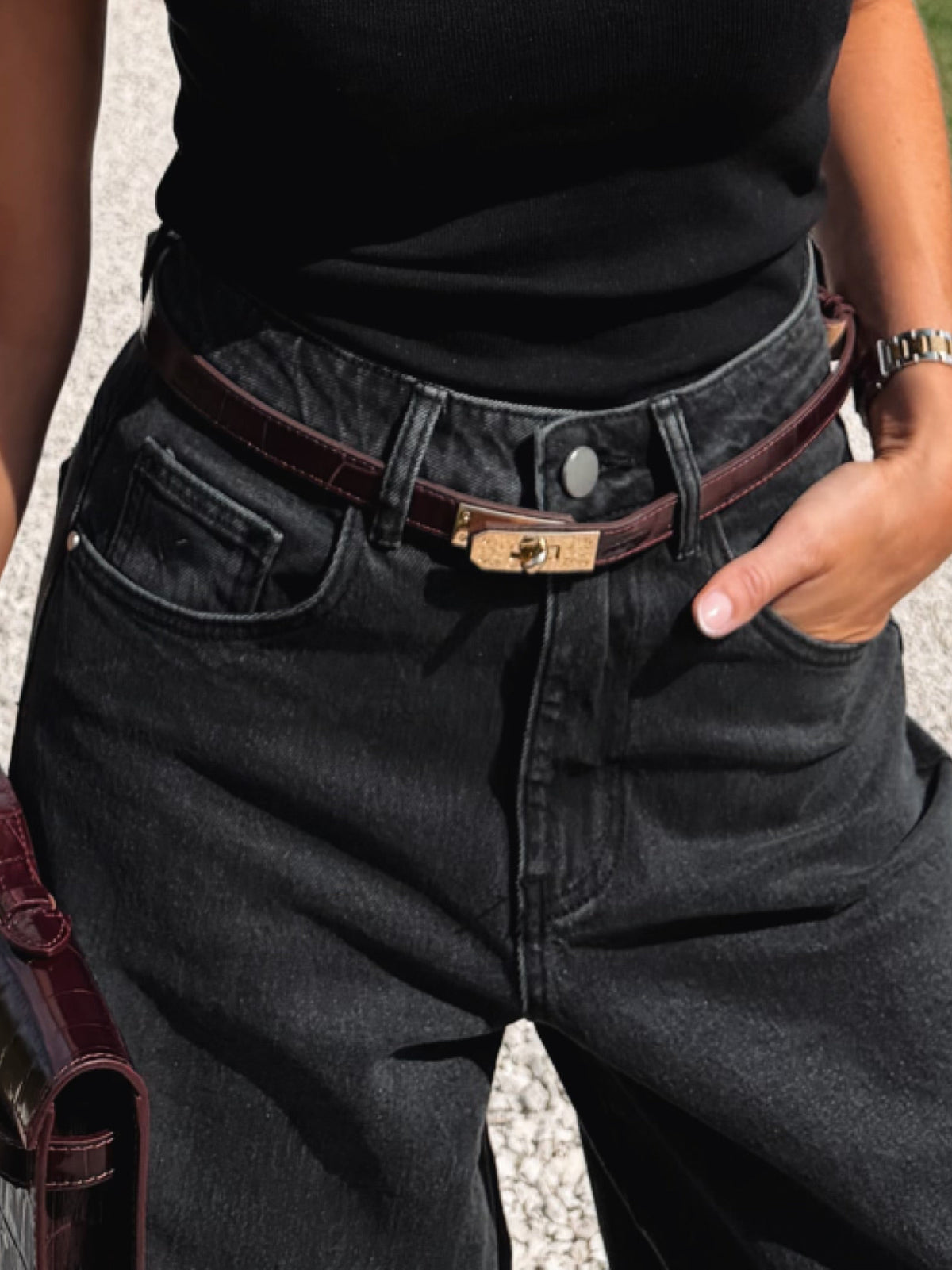Marilyn Belt Bordeaux