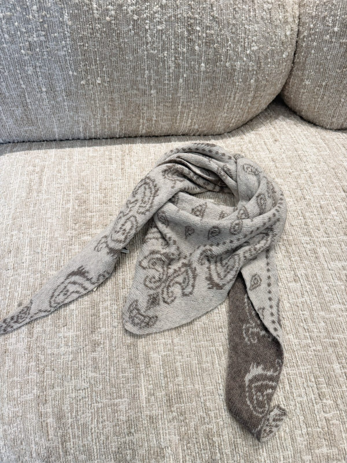 Hollis Scarf Taupe/Beige