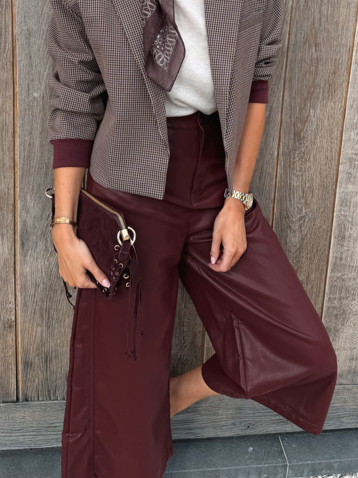 Célice Trousers Bordeaux