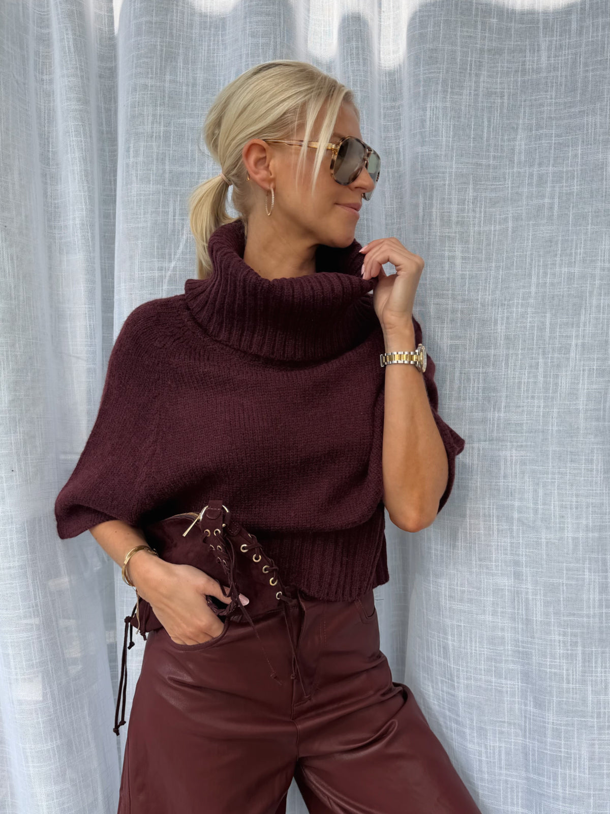 Milou Pull Bordeaux