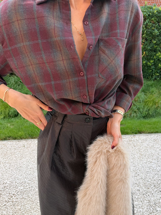 Kirsten Shirt Bordeaux
