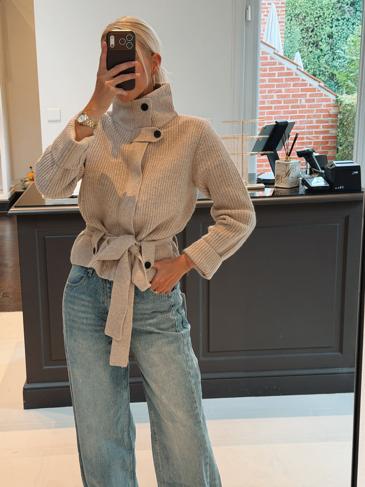 Anna Tricot Gilet Beige