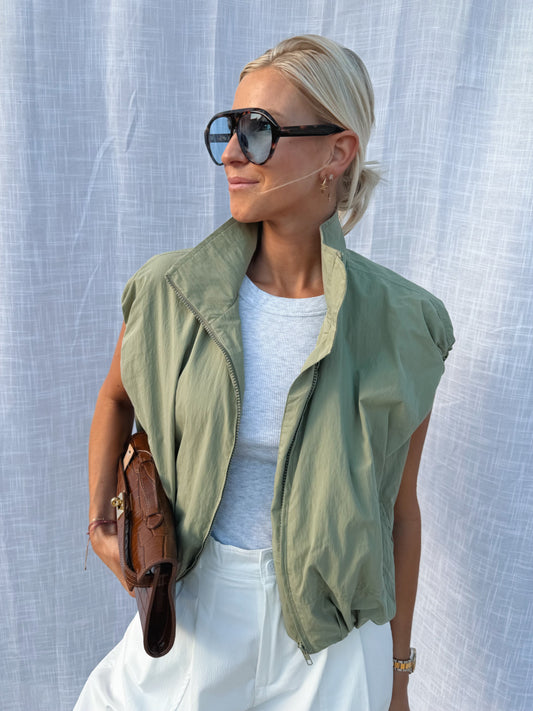Babette Khaki Bomber jacket