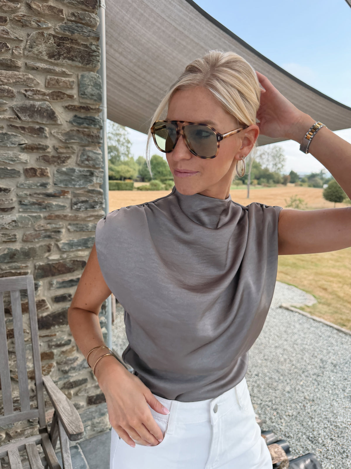 Adèle Top Taupe