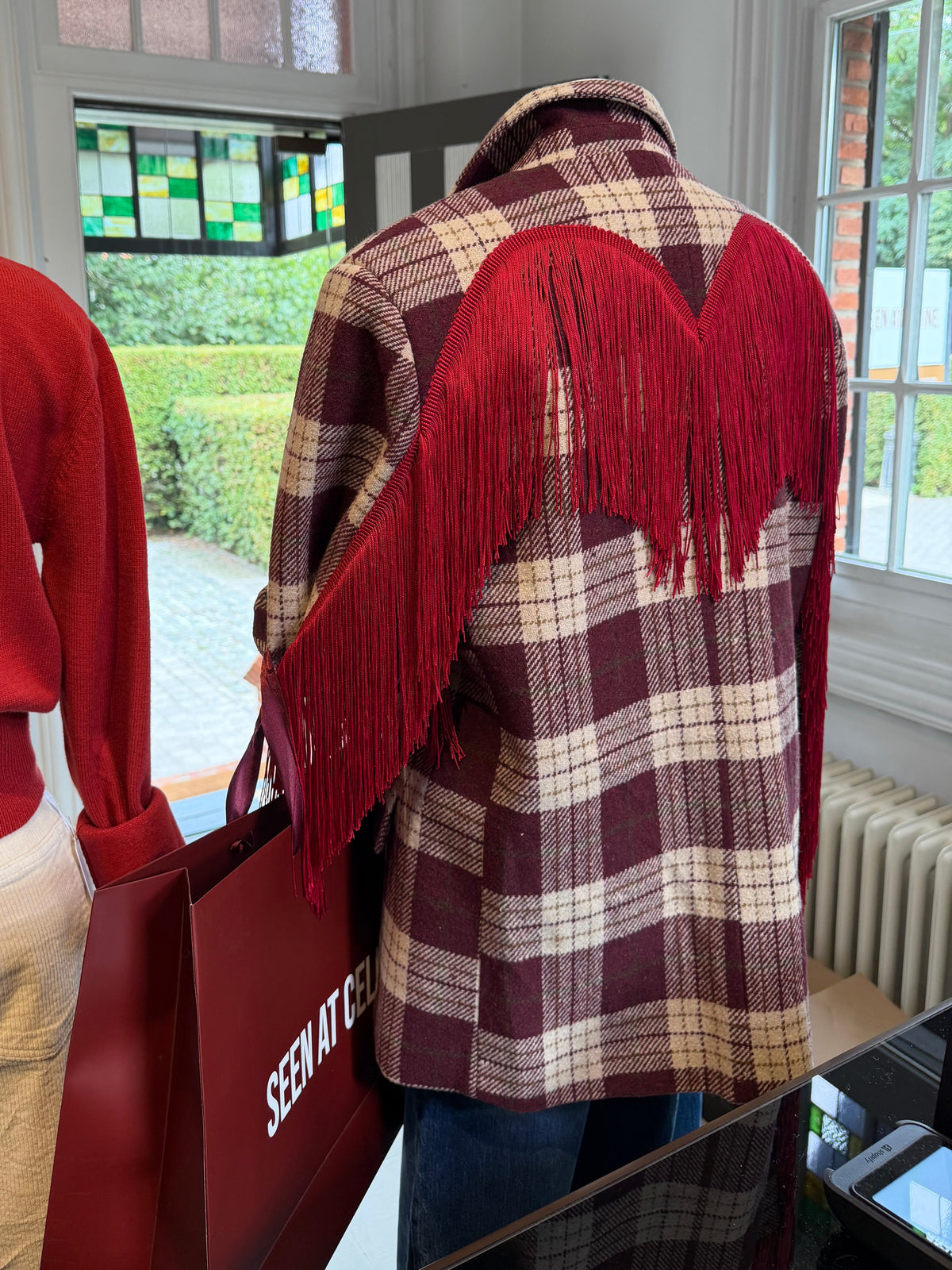 Ellie Blazer Bordeaux