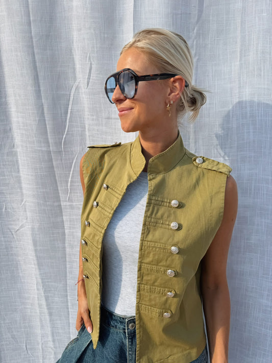 Eloise Gilet Green