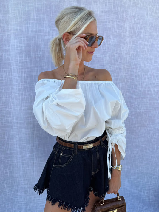 Macy Blouse White