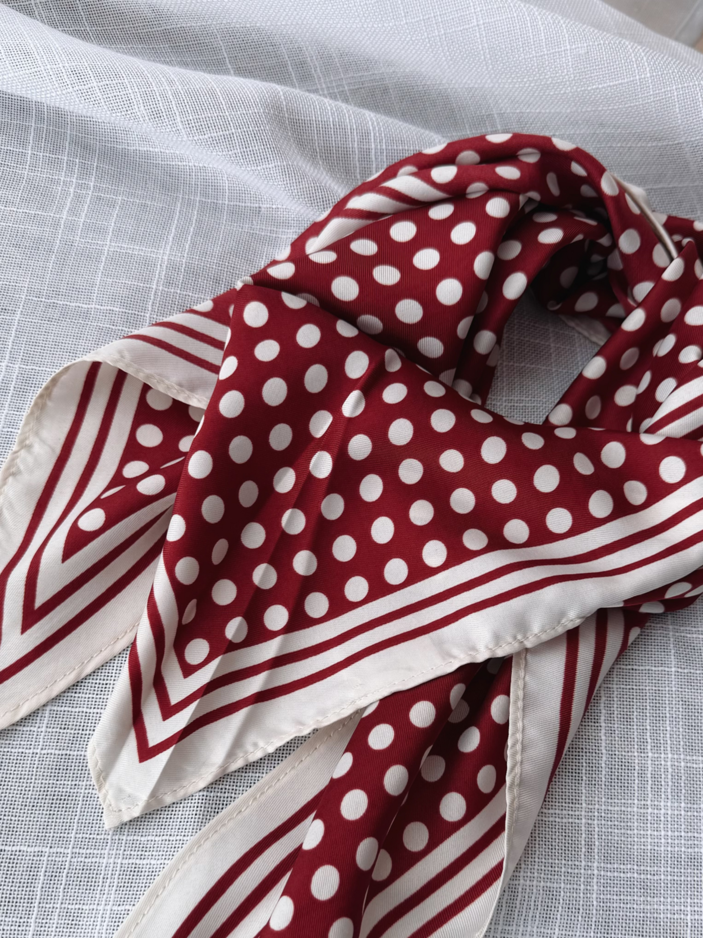 Polka dots scarf